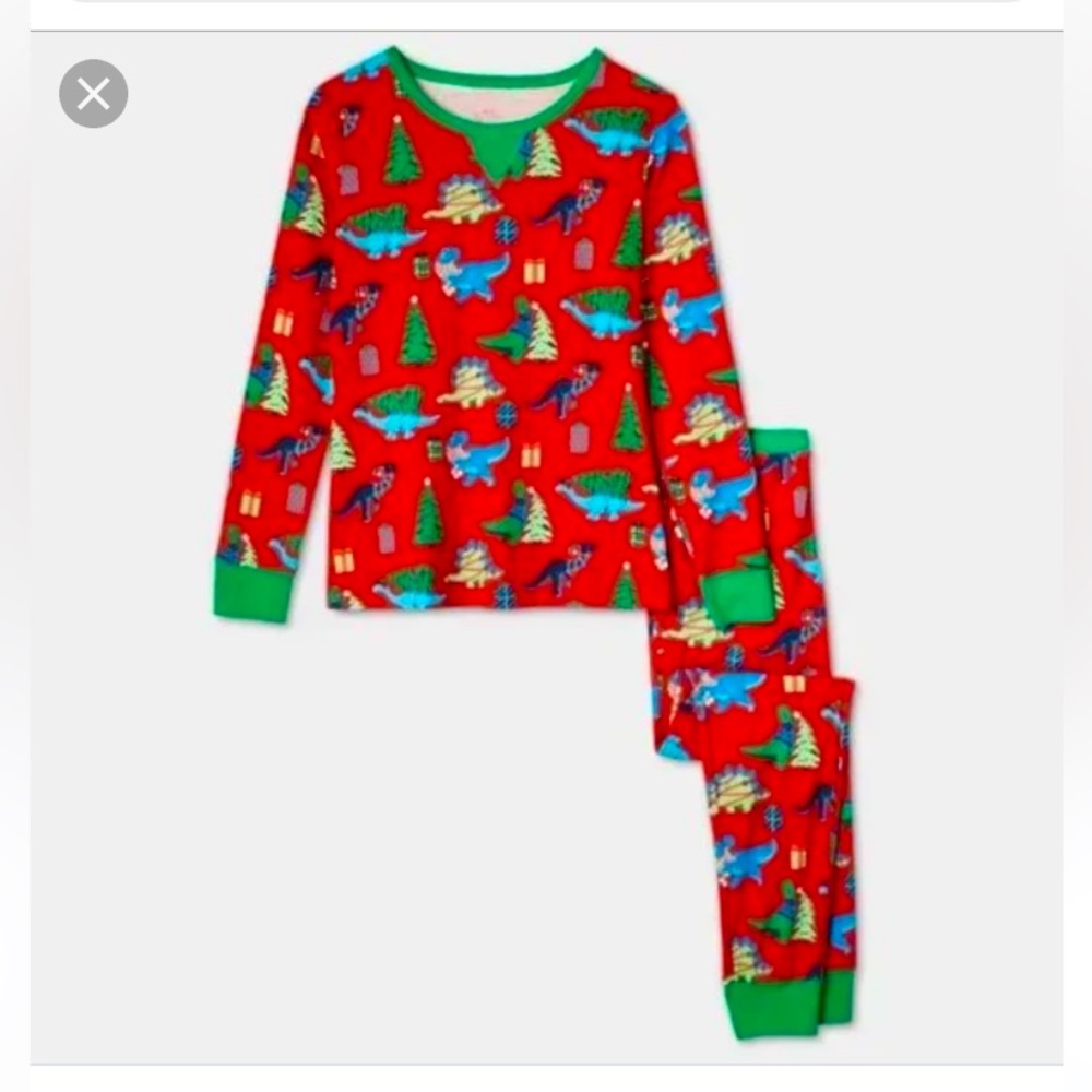 Christmas Dino Pajamas